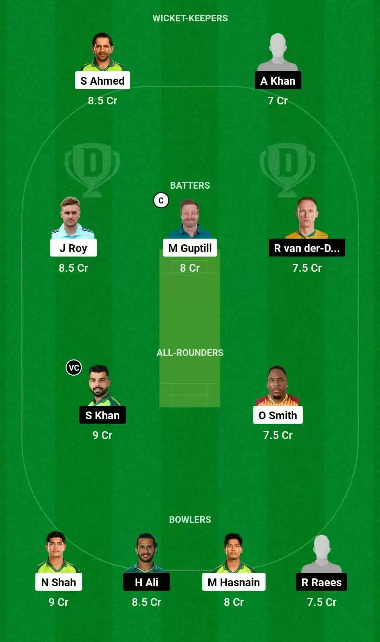 QUE vs ISL Dream11 Grand League Team