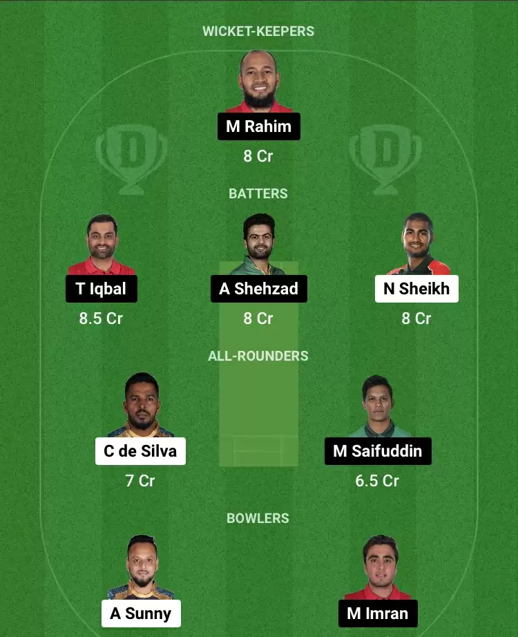 DD vs FBA Dream11 Prediction