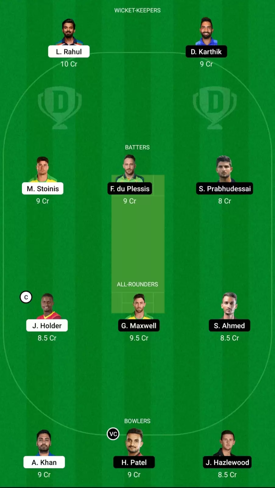 LKN vs BLR Dream11 Team