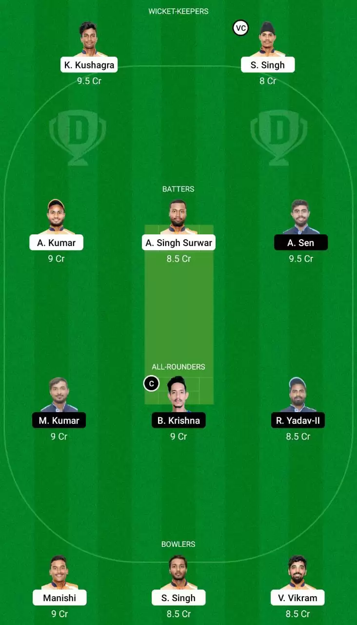 DUM vs SIN Dream11 Team