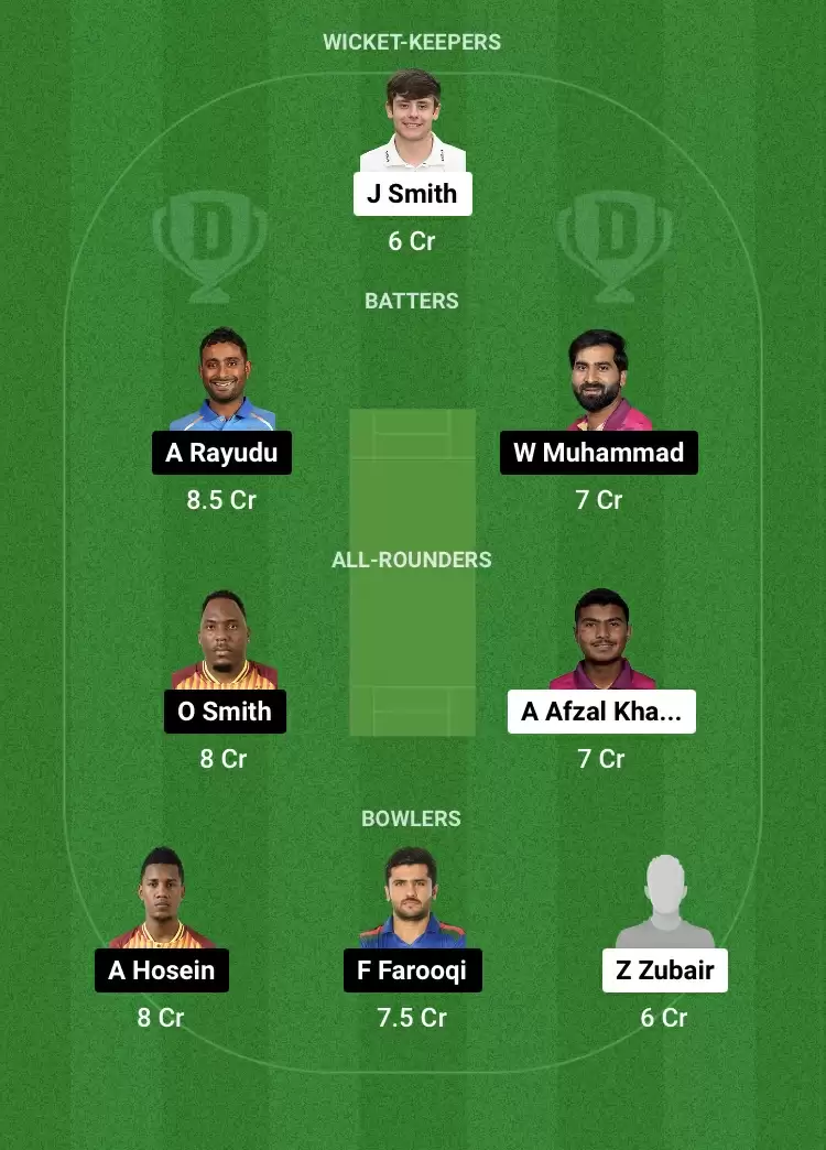 GUL vs EMI Dream11 Prediction