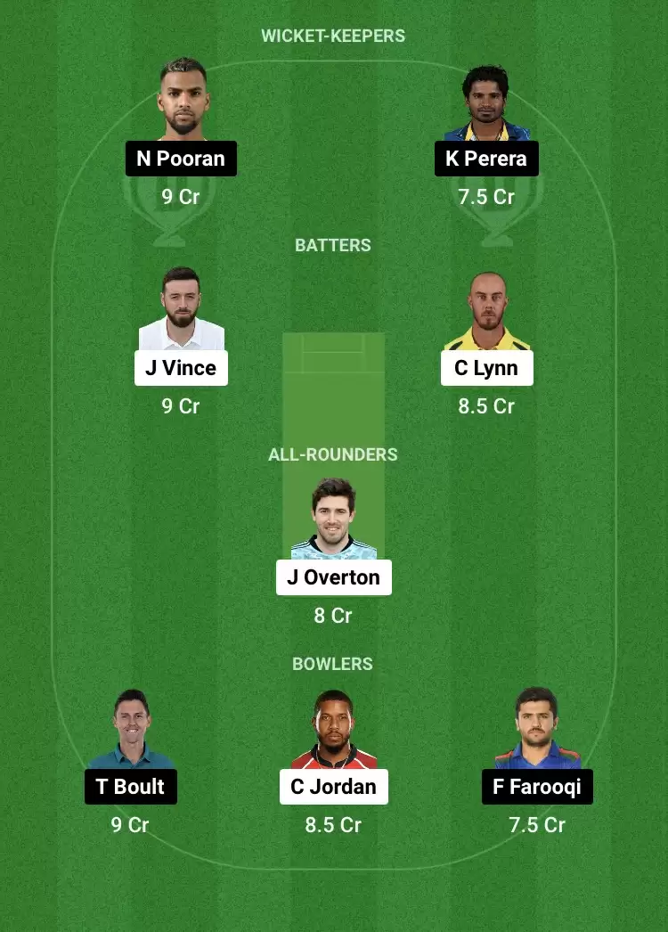 GUL vs EMI Dream11 Prediction