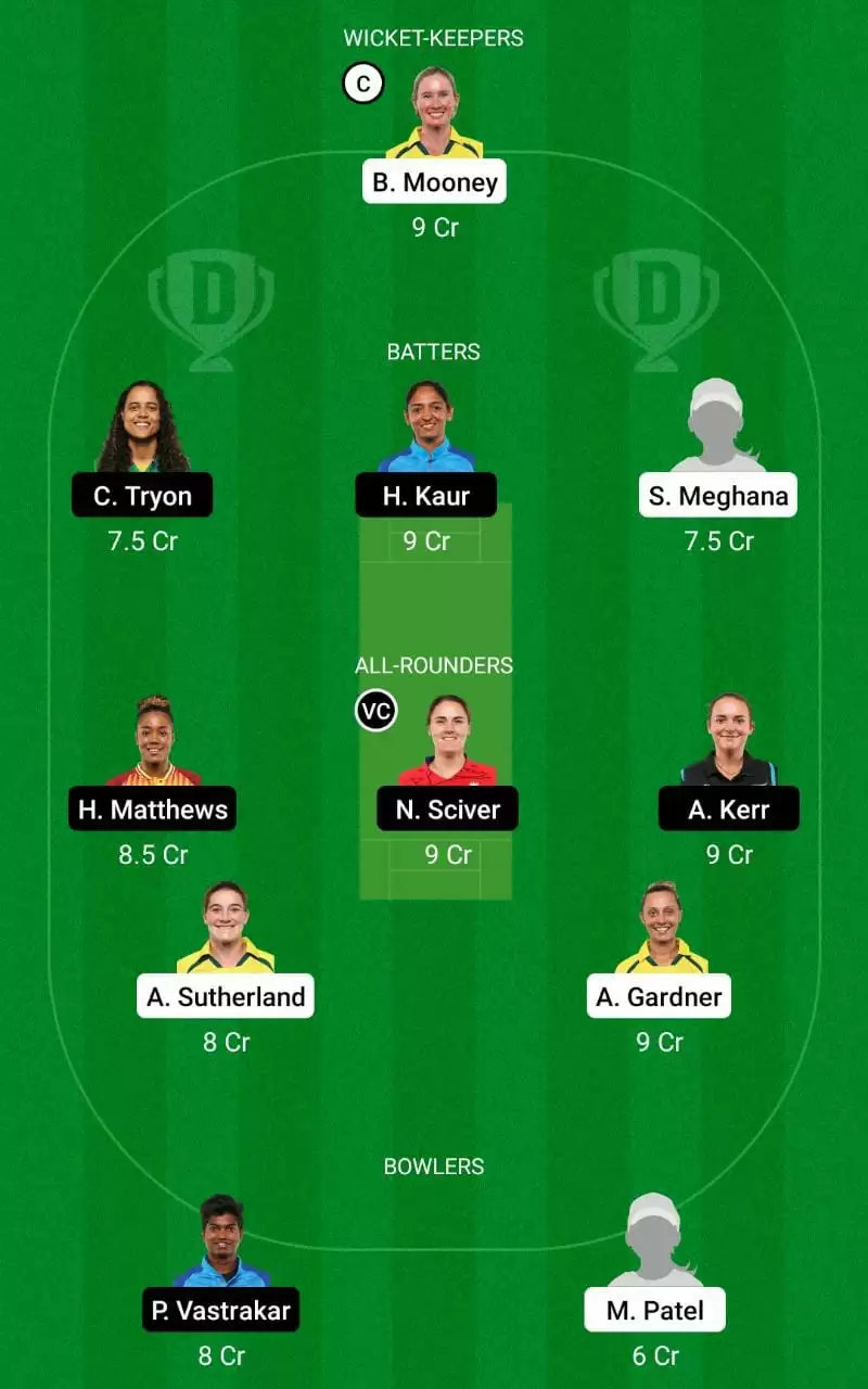 GUJ-W vs MI-W Dream11 Prediction WPL 2023 Match 1 small league team