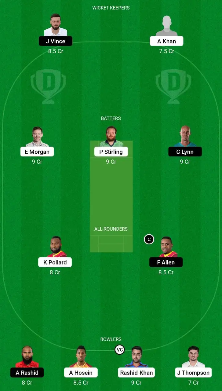 NYS vs TAD Dream11 Small League Team