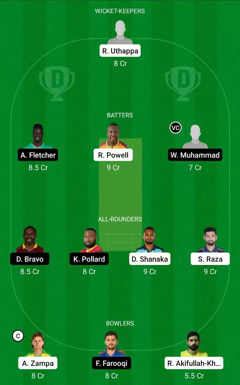 DUB vs EMI Dream11 Prediction ILT20 Mega League Team