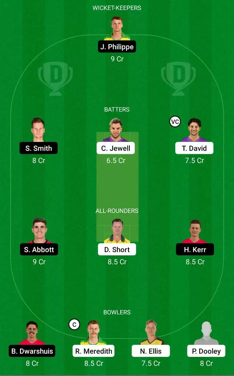 HUR vs SIX Dream11 Prediction Small League team