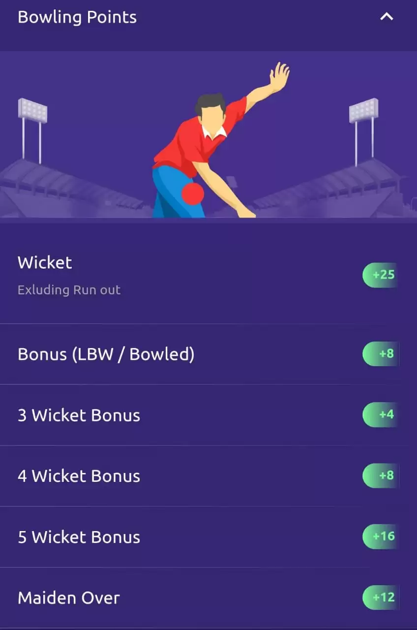Bowling points