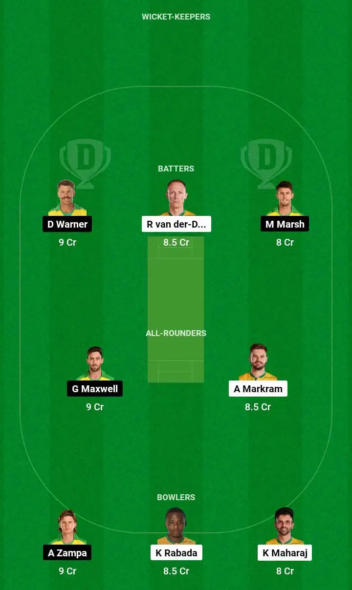 SA vs AUS Dream11 Prediction